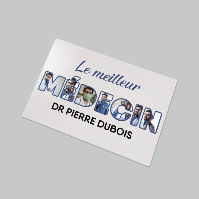 Collage Photo De Lettre: Le Meilleur Médecin - Sous-Main Bureau