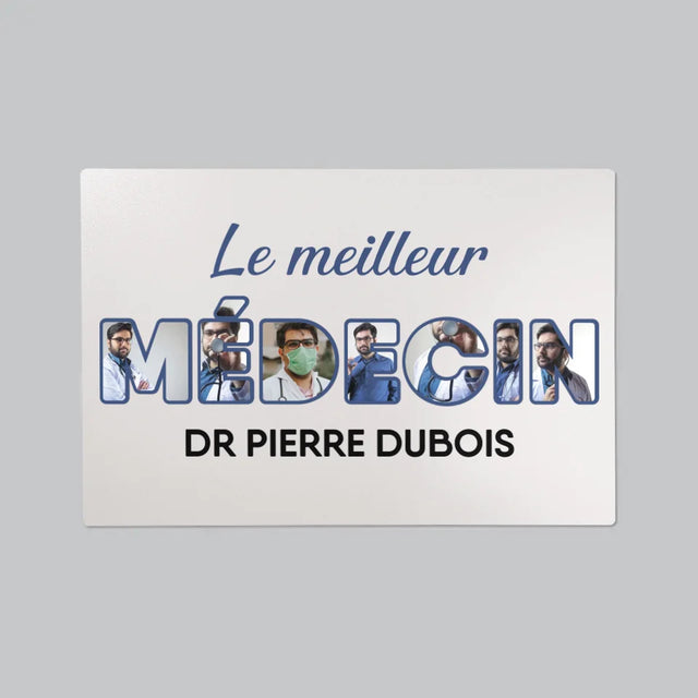 Collage Photo De Lettre: Le Meilleur Médecin - Sous-Main Bureau