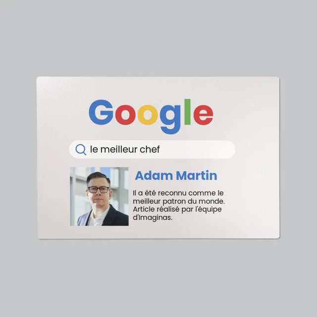 La Photo Et Un Texte: Meilleur Patron Résultat Google - Sous-Main Bureau