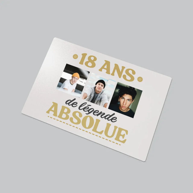 Le Collage Photo: 18 Ans De Légende Absolue - Sous-Main Bureau