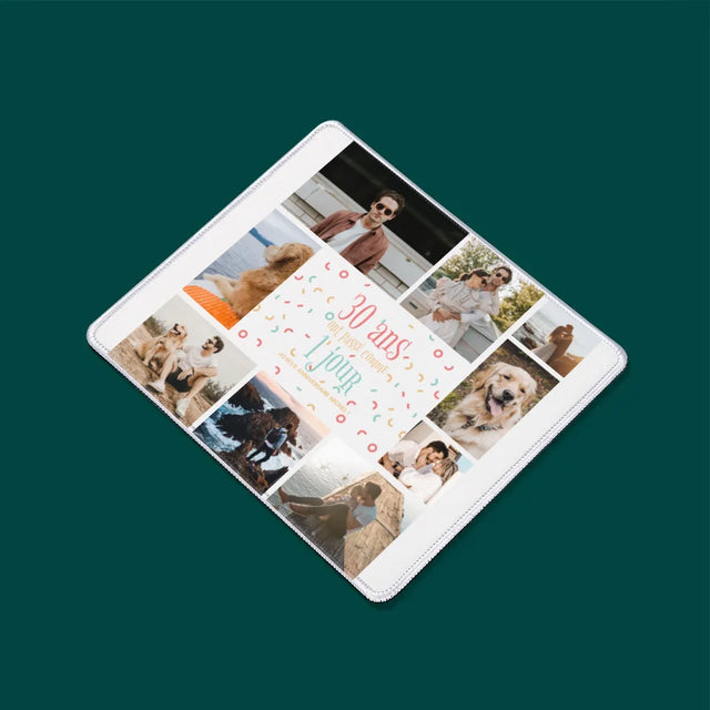Le Collage Photo: 30 Ans Ont Passé - Tapis De Souris