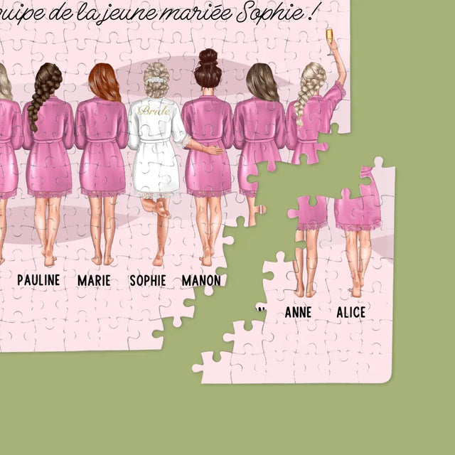 La Création Du Personnage: L'Équipe De La Jeune Mariée  - Casse-Têtes