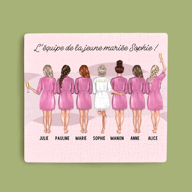 La Création Du Personnage: L'Équipe De La Jeune Mariée  - Casse-Têtes