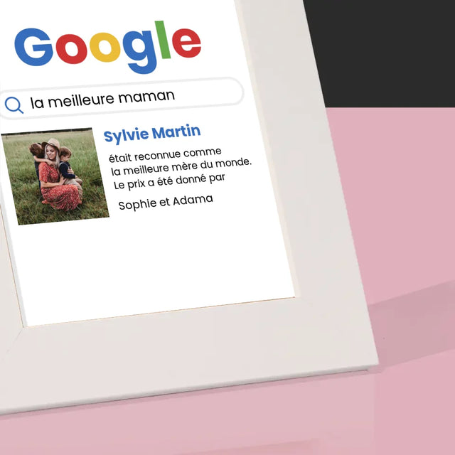 La Photo Et Un Texte: Meilleure Maman, Le Résultat Google - Cadre Photo 