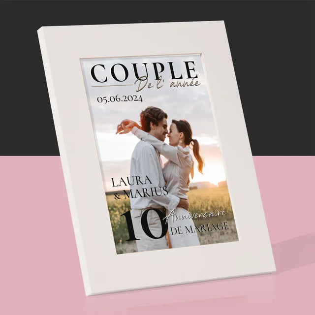 La Couverture De Magazine: Couple De L'Année - Cadre Photo