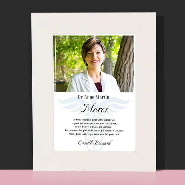 La Photo Et Un Texte: Docteur Merci - Cadre Photo