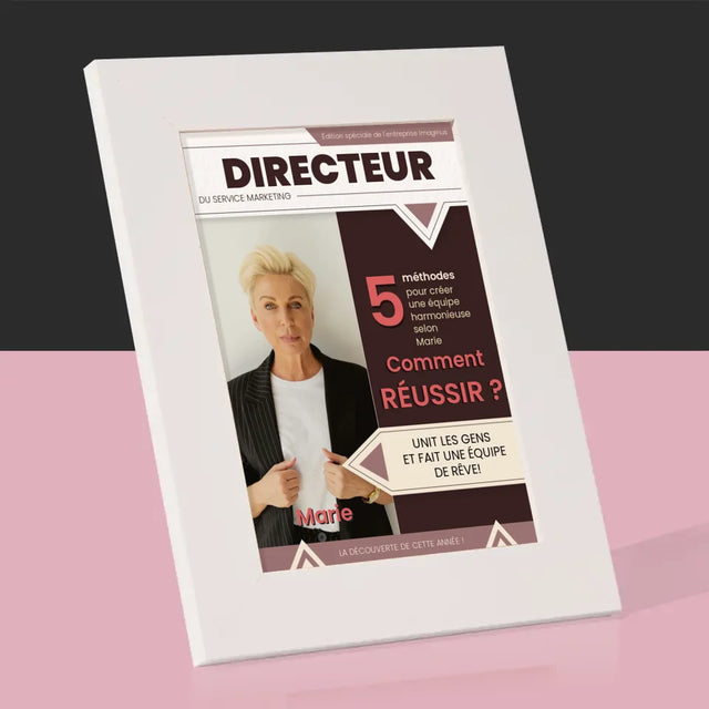 La Couverture De Magazine: Directeur - Cadre Photo