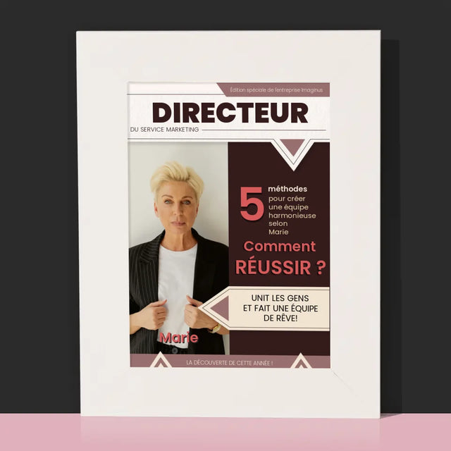 La Couverture De Magazine: Directeur - Cadre Photo