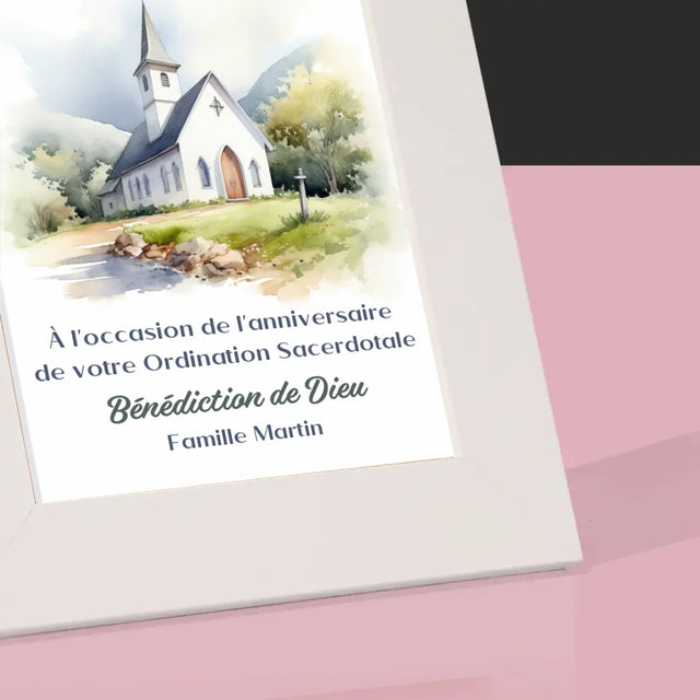 Le Prénom Et Un Texte: Anniversaire De L'Ordination Sacerdotale - Cadre Photo