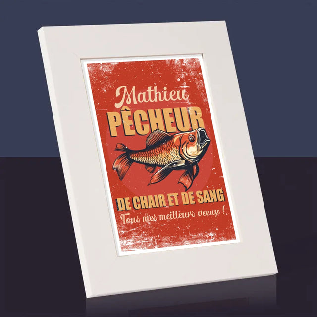 Le Prénom Et Un Texte: Pêcheur De Chair Et De Sang - Cadre Photo