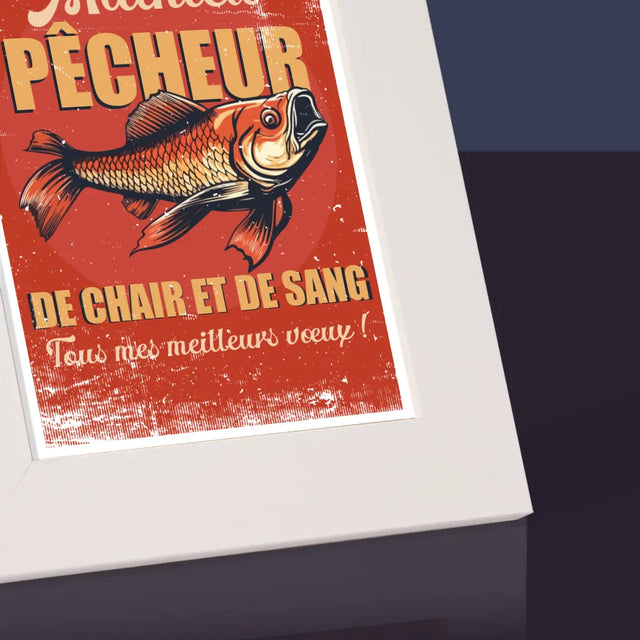 Le Prénom Et Un Texte: Pêcheur De Chair Et De Sang - Cadre Photo