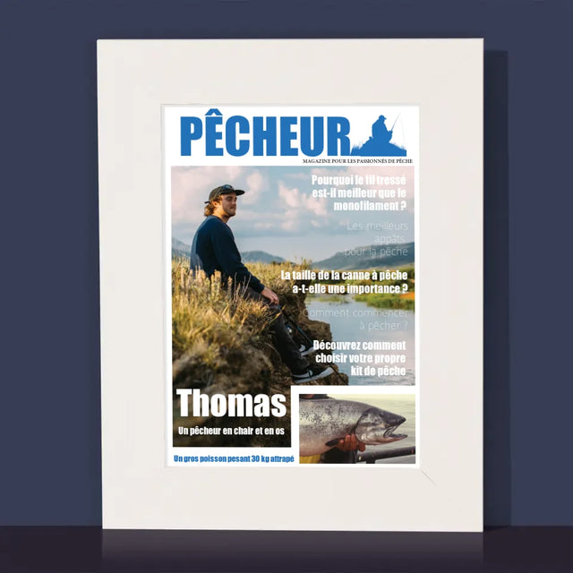 La Couverture De Magazine: Pêcheur  - Cadre Photo