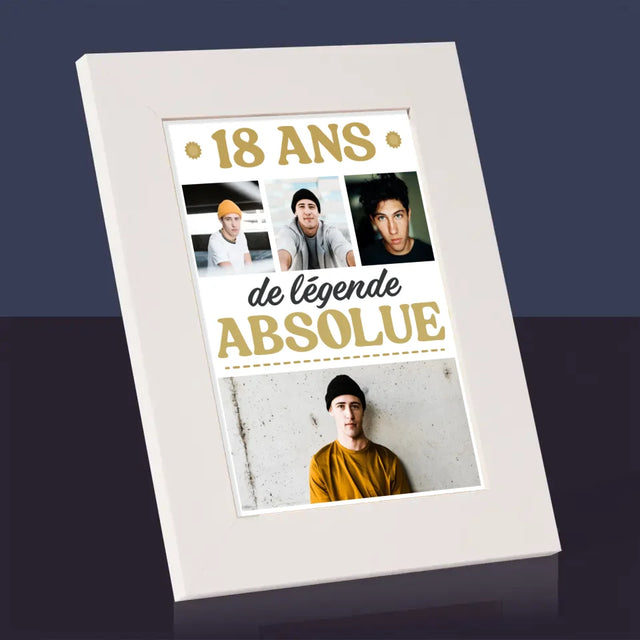 Le Collage Photo: 18 Ans De Légende Absolue - Cadre Photo