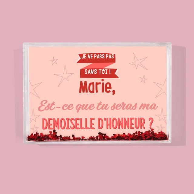 Le Prénom Et Un Texte: Je Ne Pars Pas Sans Toi - Cadre D'Eau