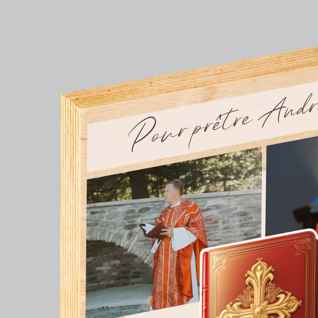 Le Collage Photo: La Parole De Dieu - Impression Sur Bois