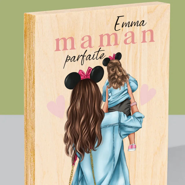 La Création Du Personnage: Maman Parfaite - Impression Sur Bois