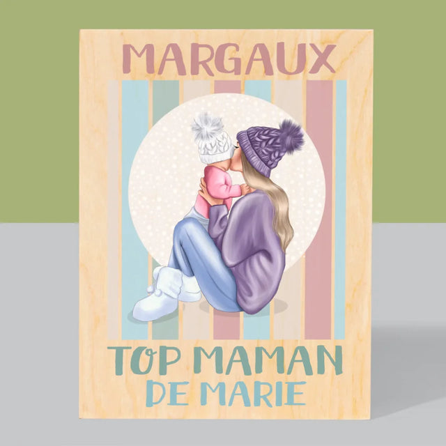 La Création Du Personnage: Top Maman - Impression Sur Bois