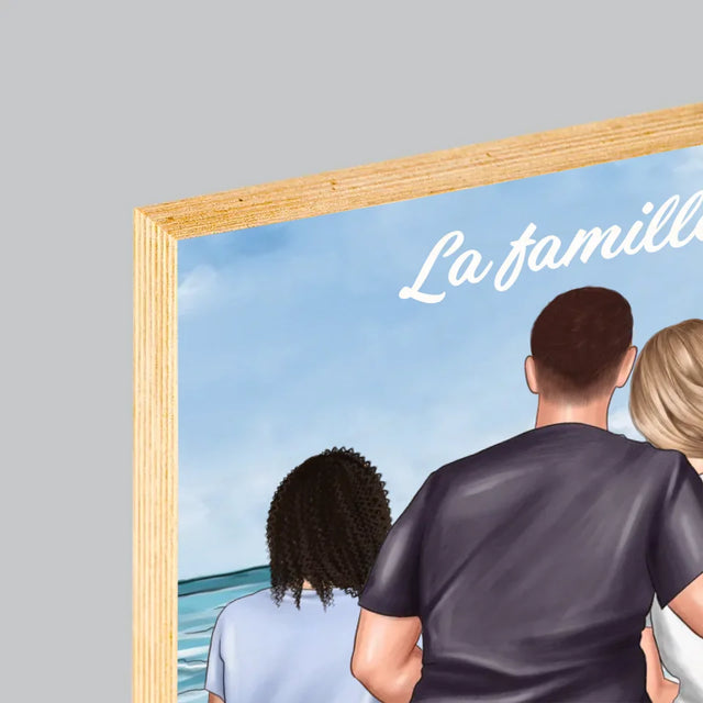 La Création Du Personnage: Portrait De Famille - Impression Sur Bois