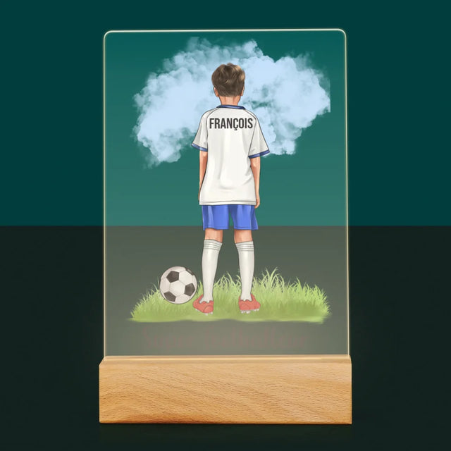 La Création Du Personnage: Super Footballeur - Impression Sur Verre Acrylique