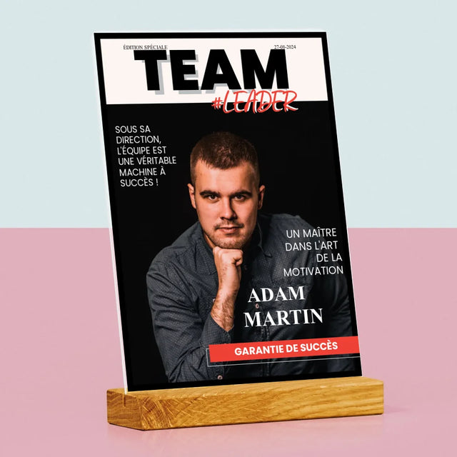 La Couverture De Magazine: Team Leader - Impression Sur Verre Acrylique