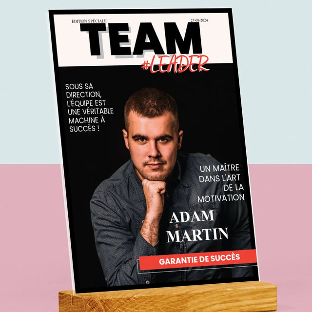 La Couverture De Magazine: Team Leader - Impression Sur Verre Acrylique