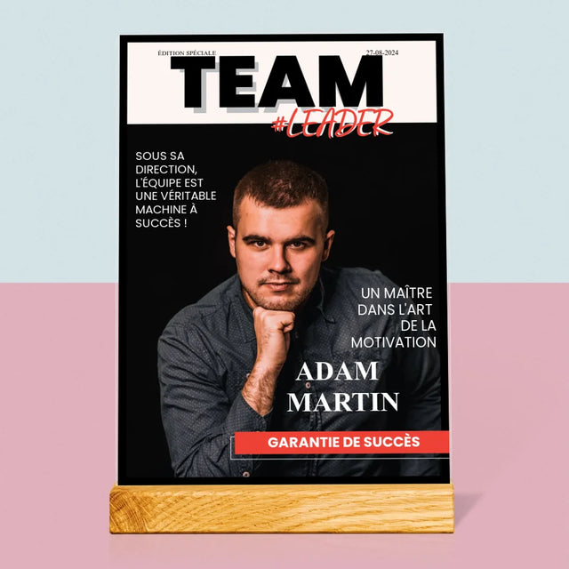 La Couverture De Magazine: Team Leader - Impression Sur Verre Acrylique