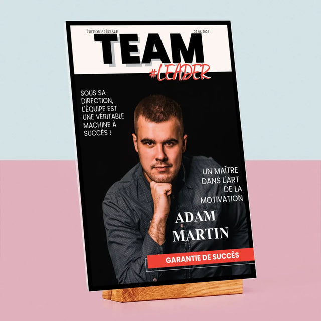 La Couverture De Magazine: Team Leader - Impression Sur Verre Acrylique