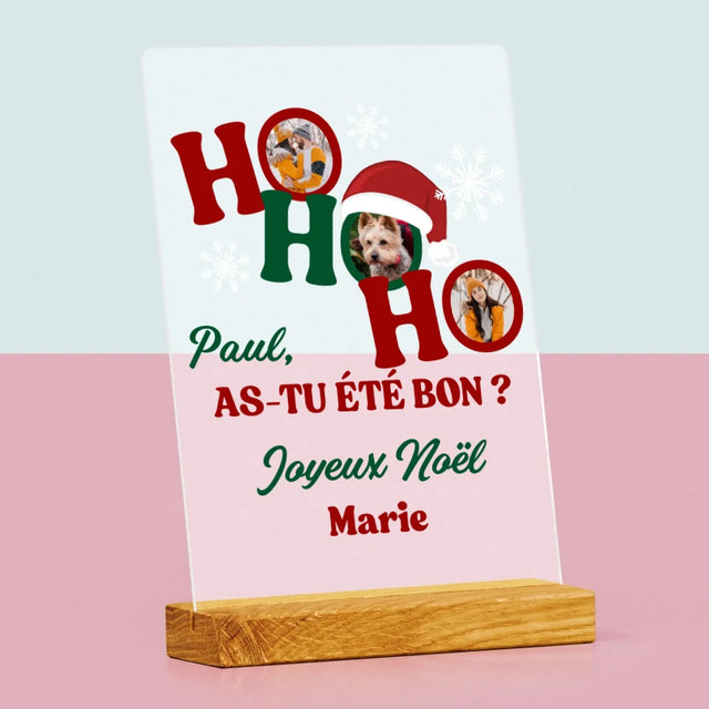 Le Collage Photo: Ho Ho Ho - Impression Sur Verre Acrylique