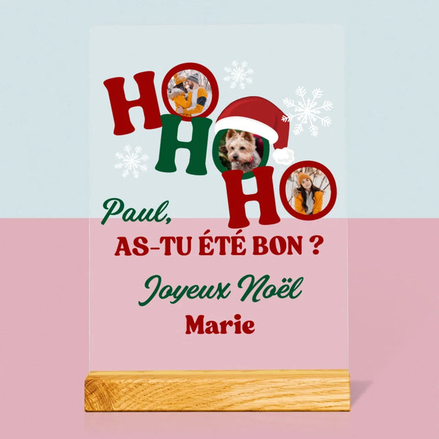 Le Collage Photo: Ho Ho Ho - Impression Sur Verre Acrylique