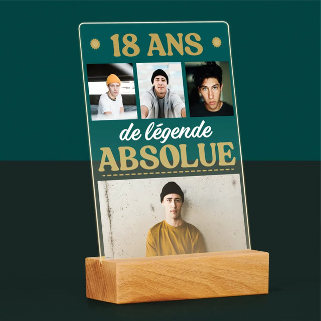 Le Collage Photo: 18 Ans De Légende Absolue - Impression Sur Verre Acrylique