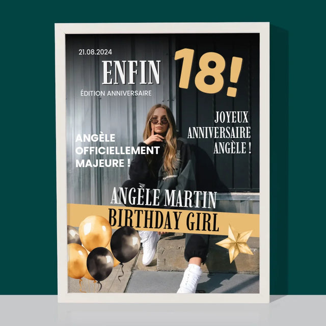 La Couverture De Magazine: Enfin - Impression Encadrée 30X40