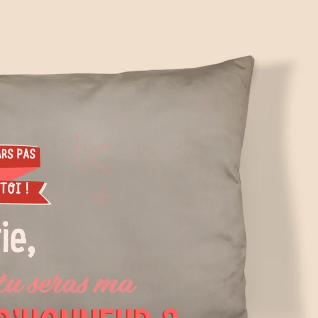 Le Prénom Et Un Texte: Je Ne Pars Pas Sans Toi - Coussin