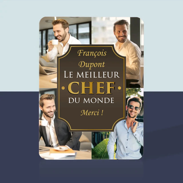 Le Collage Photo: Le Meilleur Chef Du Monde - Cartes À Jouer