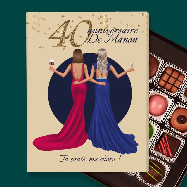 La Création Du Personnage: 40Ème Anniversaire D'Un Amie - Pralines