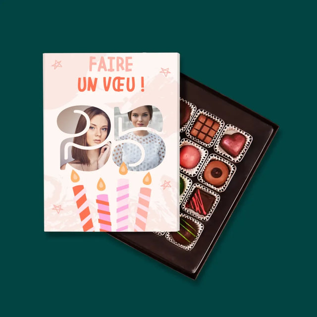 Collage Photo De Lettre: Faire Un Vœu - Pralines