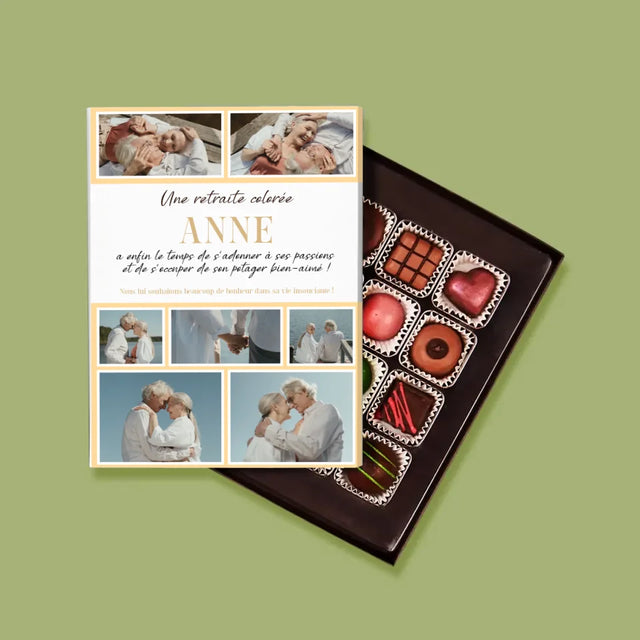 Le Collage Photo: Une Retraite Colorée - Pralines