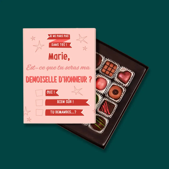 Le Prénom Et Un Texte: Je Ne Pars Pas Sans Toi - Pralines