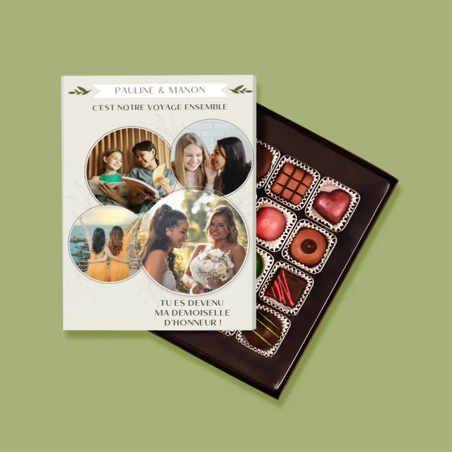 Le Collage Photo: C'Est Notre Voyage Ensemble - Pralines