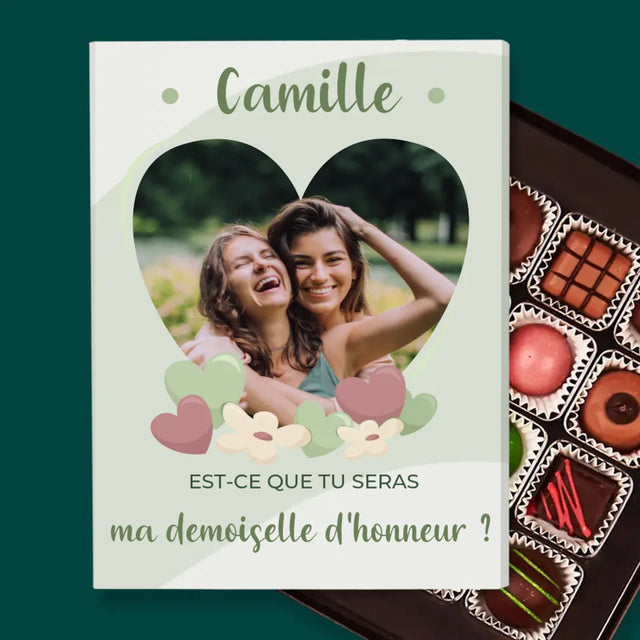 La Photo Et Un Texte: Est-Ce Que Tu Seras Ma Demoiselle D'Honneur ? - Pralines