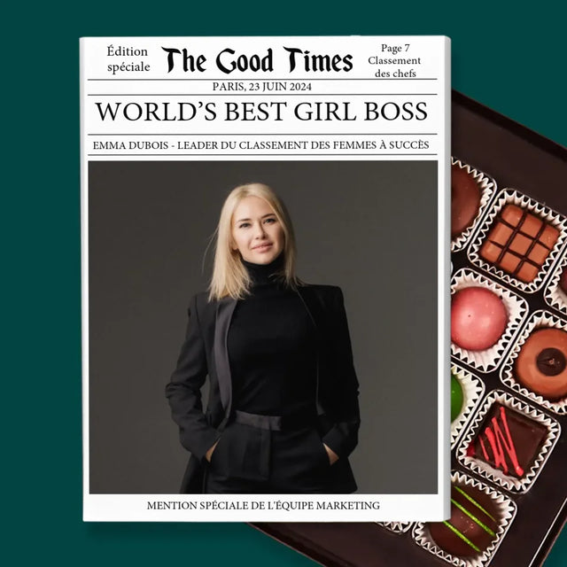 La Couverture De Magazine: World’S Best Girl Boss - Pralines