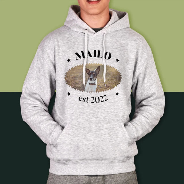 La Photo Et Un Texte: Chien Established - Sweat À Capuche Pour Hommes