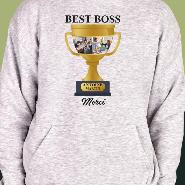 Le Collage Photo: Best Boss Coupe - Sweat À Capuche Pour Hommes