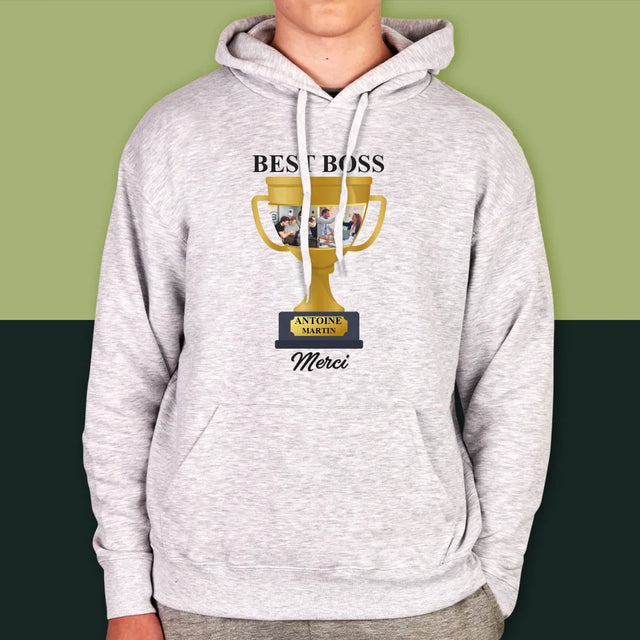 Le Collage Photo: Best Boss Coupe - Sweat À Capuche Pour Hommes