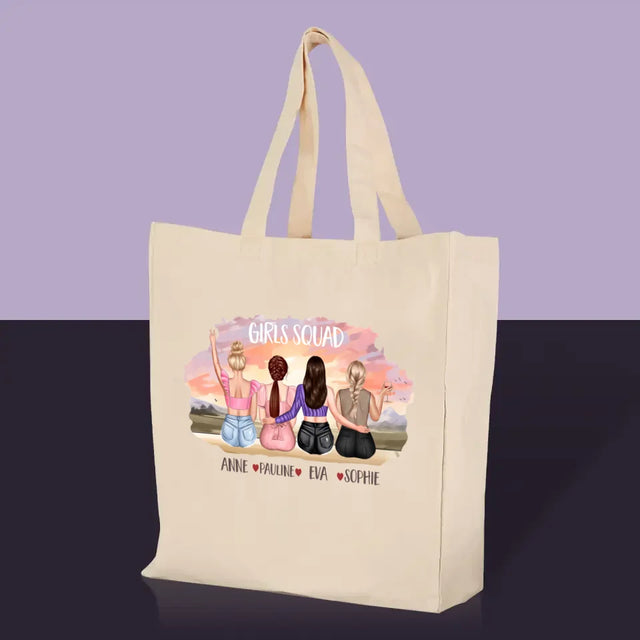 La Création Du Personnage: Girls Squad - Sac En Toile