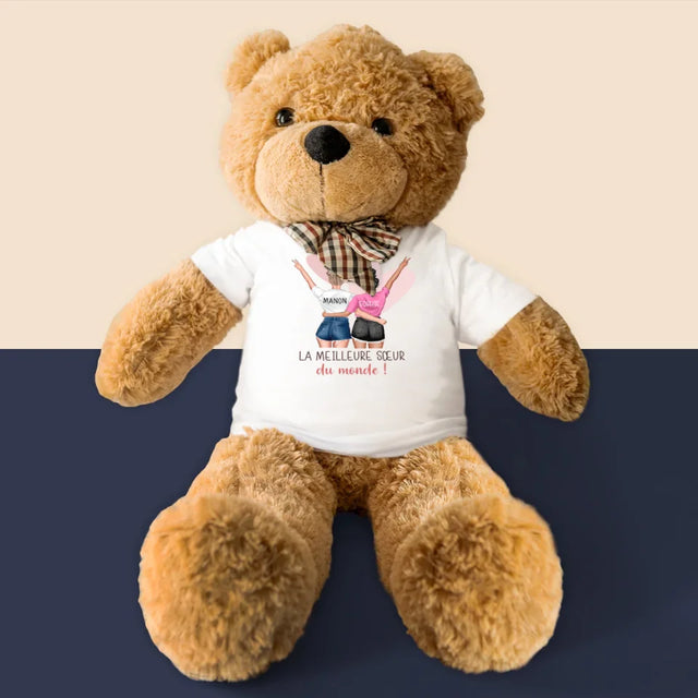 La Création Du Personnage: La Meilleure Sœur Du Monde - Ours En Peluche 90 Cm