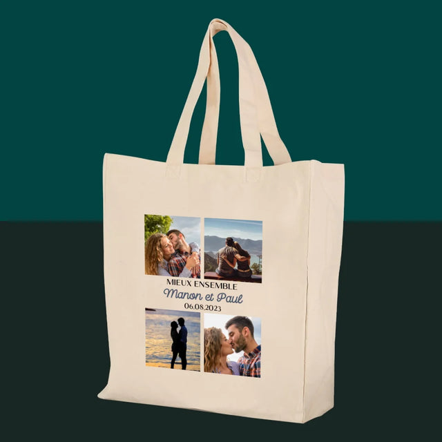 Le Collage Photo: Mieux Ensemble - Sac En Toile