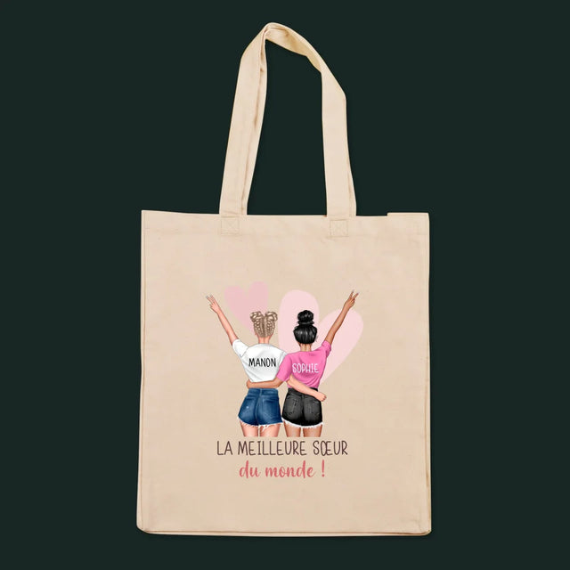 La Création Du Personnage: La Meilleure Sœur Du Monde - Sac En Toile