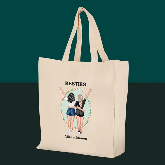 La Création Du Personnage: Best Friends - Sac En Toile