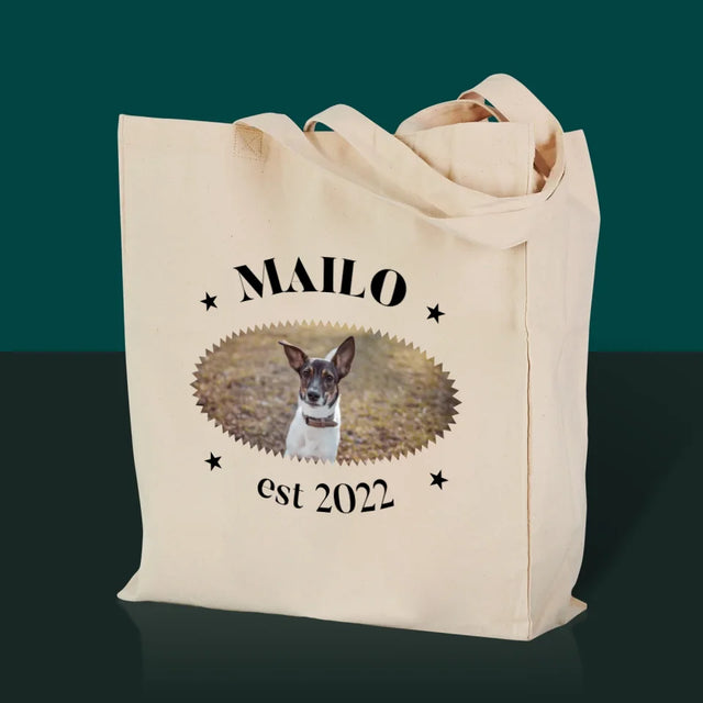 La Photo Et Un Texte: Chien Established - Sac En Toile