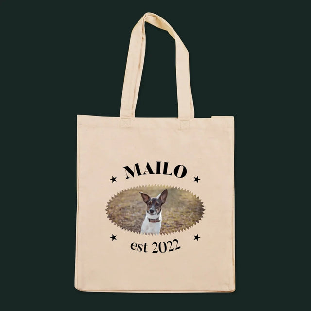 La Photo Et Un Texte: Chien Established - Sac En Toile